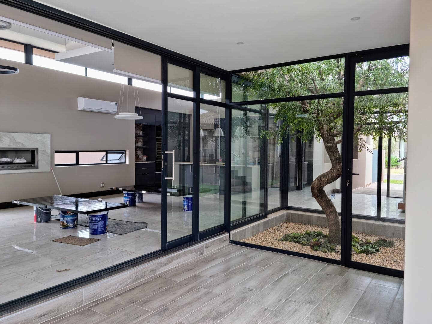 Contemporary custom enclosure